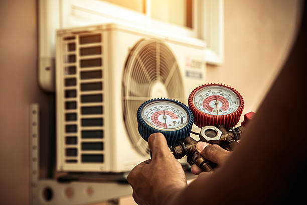 Professional Hvac Maintenance technician working in Denton, KS